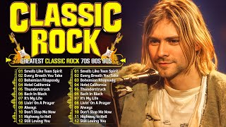 Best Classic Rock Songs Of All Time 🎧 Guns N' Roses, Nirvana, Metallica, Queen, Bon Jovi, AC/DC, U2