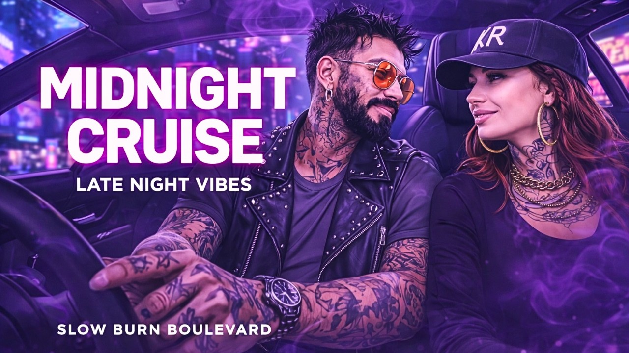 Midnight Cruise – Late Night Drive Hip Hop Mix | Neon City Vibes 2026