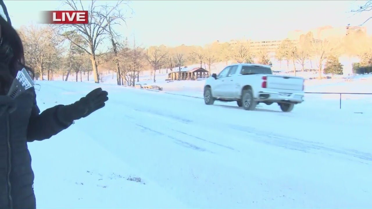 Main roads & highways clear, roads still icy Tuesday - YouTube