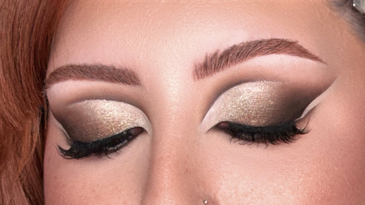 Урок по созданию роскошного гламурного макияжа в золотисто-шоколадных тонах ✨ Мелисса Сэмвейс