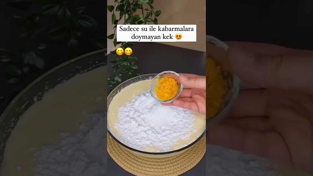 Kabarmış ve lezzetli bir kek için bu tarifi kesin deneyin Kabarmış ve lezzetli bir kek için bu tarifi kesin deneyin