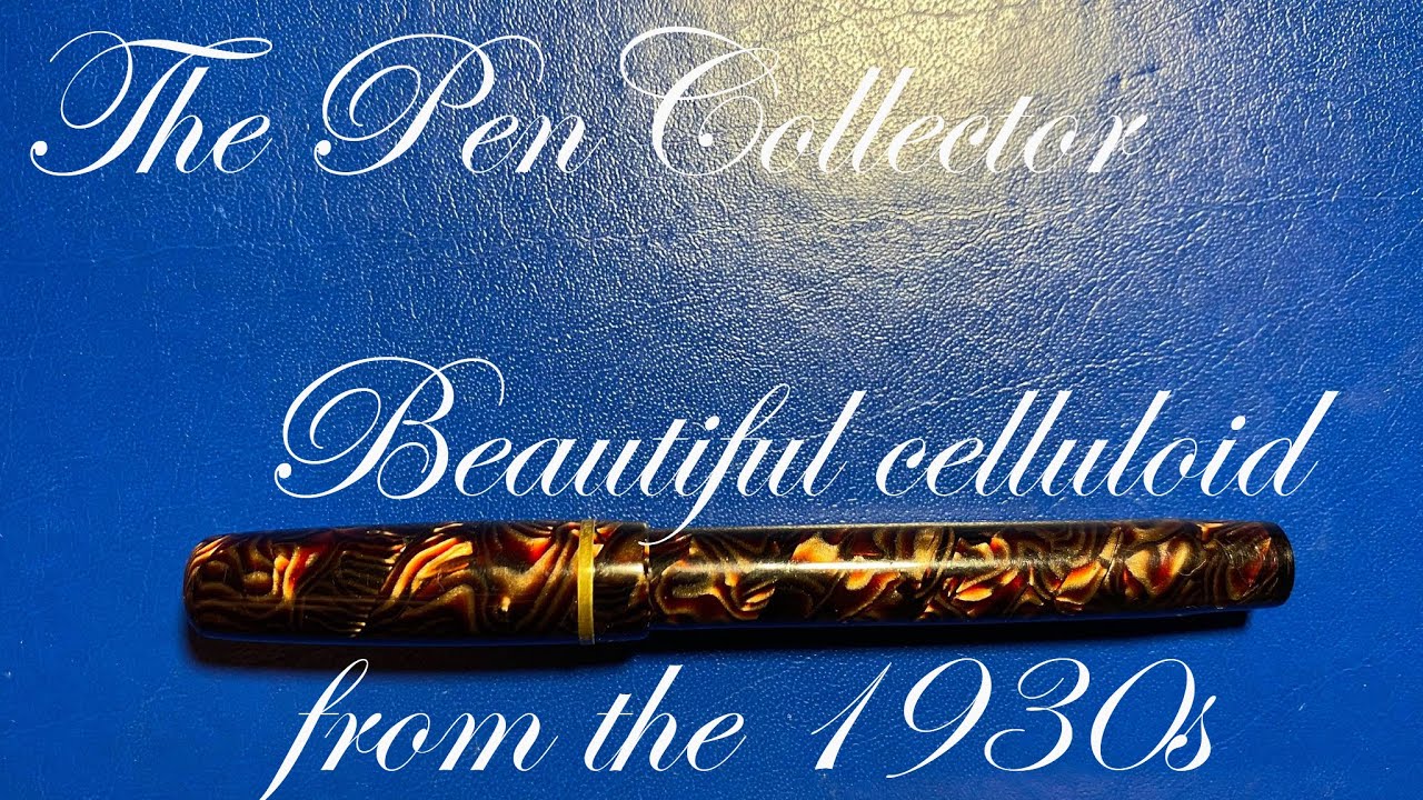 Beautiful No Name Celluloid from the 1930s Fountain Pen Review
