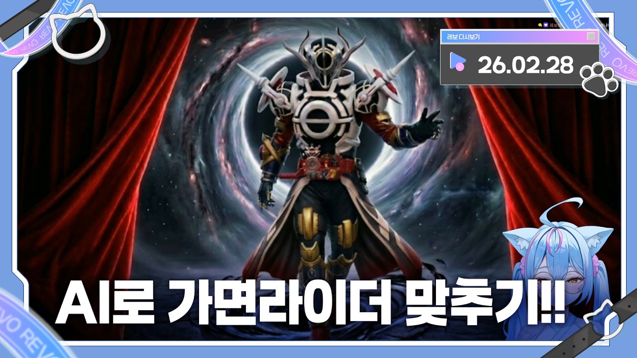 2026년 02월 28일 AI사진보고 가면라이더 맞추기!! 다시보기