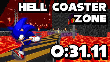 [TAS] SRB2 OLDC 2022 Round 1 - Hell Coaster Zone w/ Adventure Sonic - 0:31.11