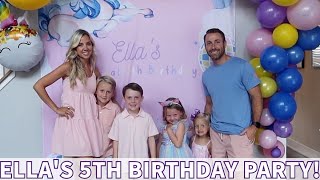 Ella's 5th Birthday Party // Unicorn Disco Party // Beaston Family Vibes
