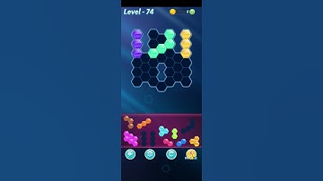 Block! Hexa Puzzle~HexaMage A block 9 to 11 levels~ level-74