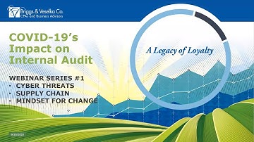 COVID-19’s Impact on Internal Audit: Discussing the “New Normal” Ahead