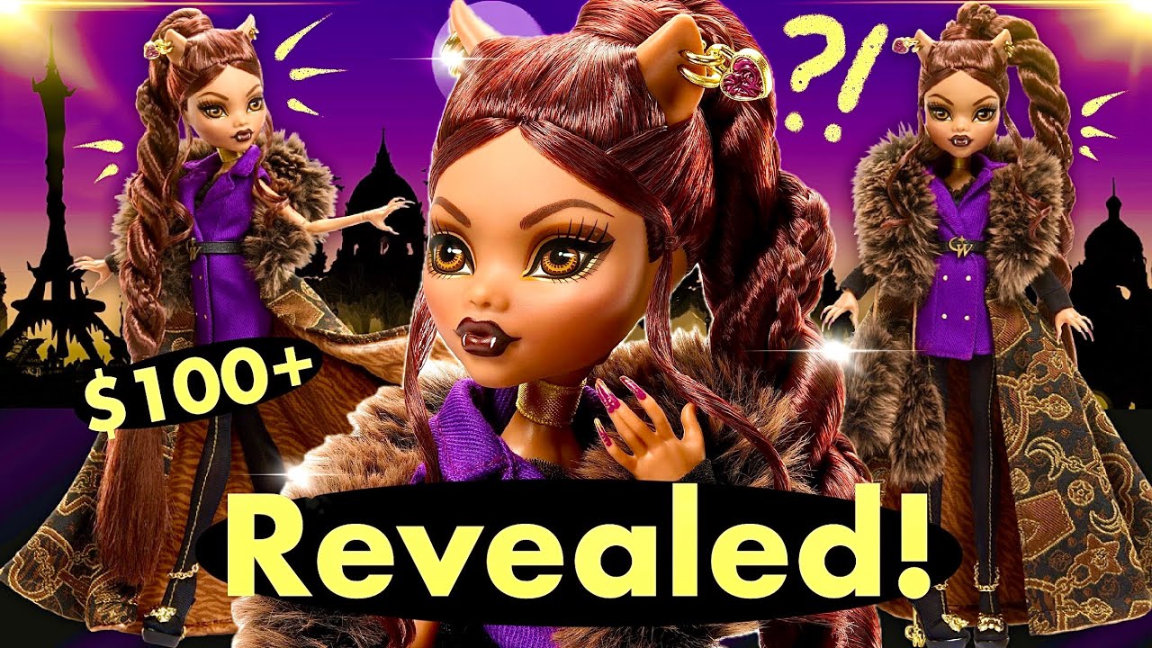 🎀💀MONSTER HIGH💀🎀| НОВОСТИ 2025 ГОДА❗️| SKULLECTOR House of Wolf: презентация куклы Клодин, сравне...