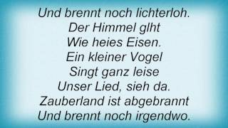 Rio Reiser - Zauberland Lyrics