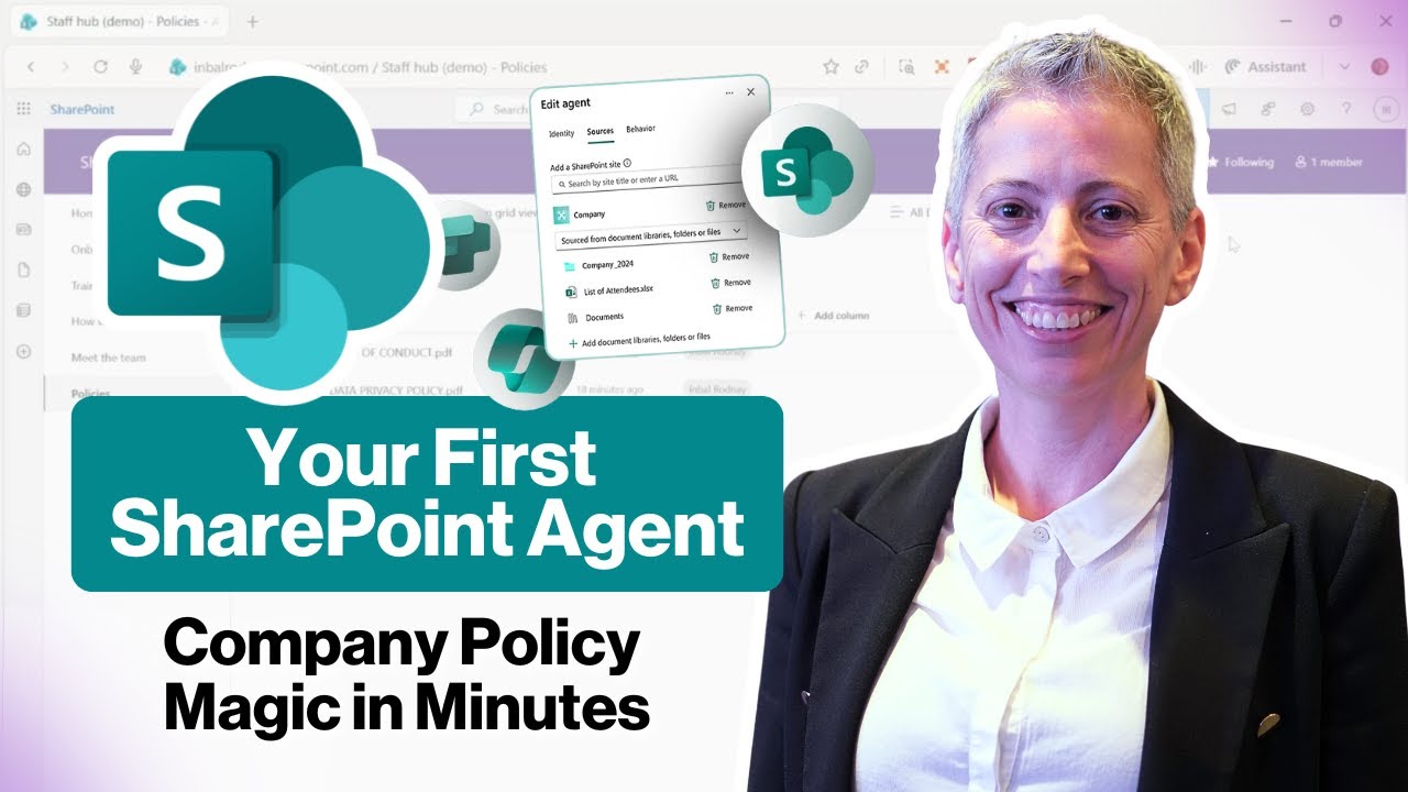 Your First SharePoint Agent: Company Policy Magic in Minutes - YouTube