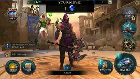 Bladebound hack and slash RPG - Gameplay Walkthrough Part 2 Into the Deep Mines (iOS, Android)