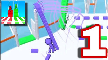 Bridge Race - All Levels Walkthrough Gameplay Android,iOS #1