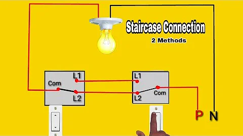 Staircase Wiring || Staircase Wiring Connection Diagram With Two Way Switch || It's Electrical ||
