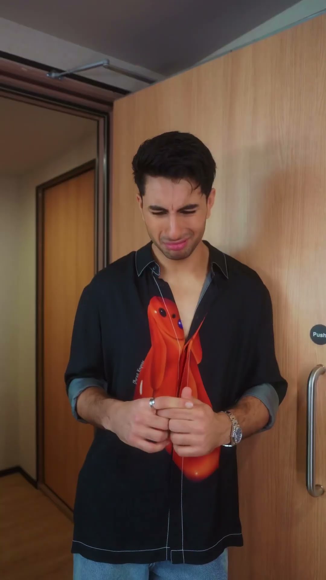 Clearly his #galatfehmi #nadaaniyan #khushikapoor #ibrahimalikhan