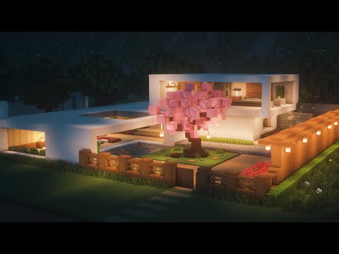 Minecraft Tutorial | Modern House | Gracium - Modern City #6