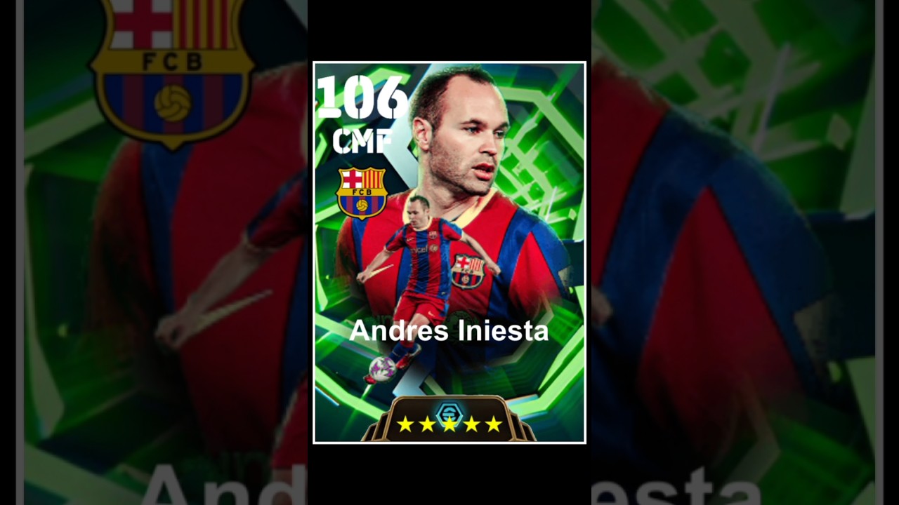 Как тренировать Андреса Иньесту в мобильном efootball 2026 