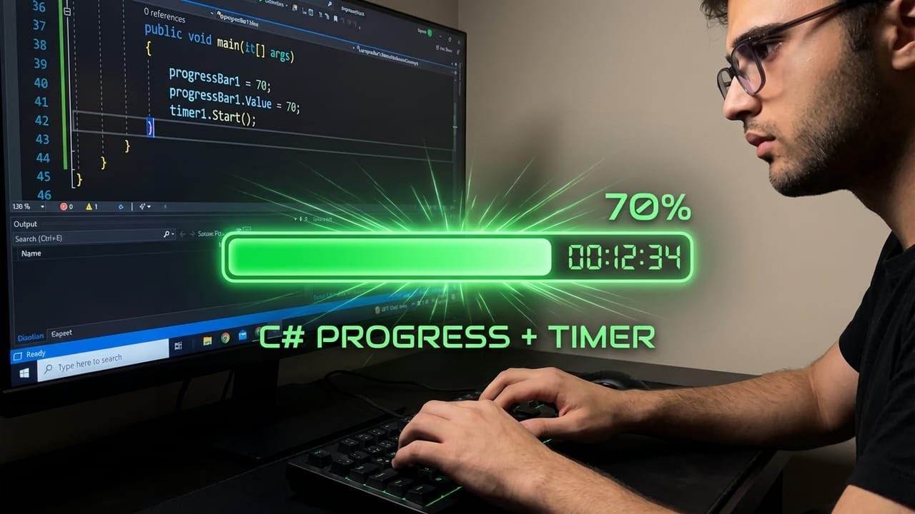 C# Form Uygulamaları #07 – Progressbar ve Timer Kullanımı (Beginner ...