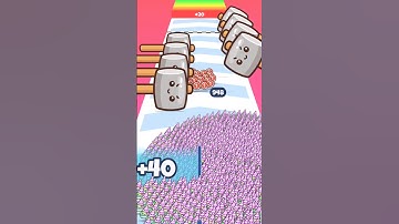 FOOD RUN: Level Up Food - Number Games (Max Level) ASMR Gameplay #short