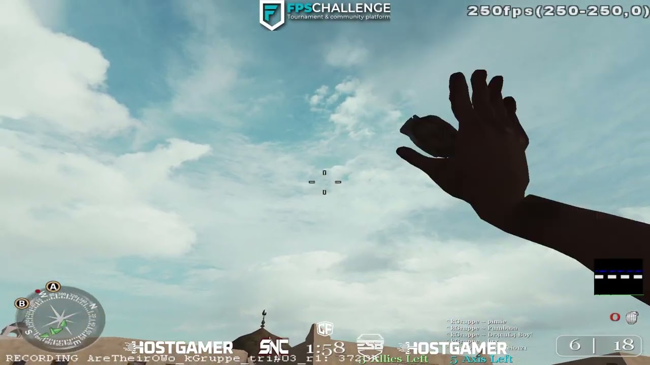 CoD2 | SINICOS [BRA] 2X1 [URU] KGRUPPE - LADDER T10 - FPSCHALLENGE.EU - (COD2 COM MAP DE CS2 RS)