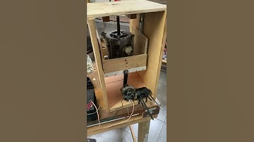 Oscillating spindle sander from washer machine and wiper motor(εκκεντρο τριβείο)