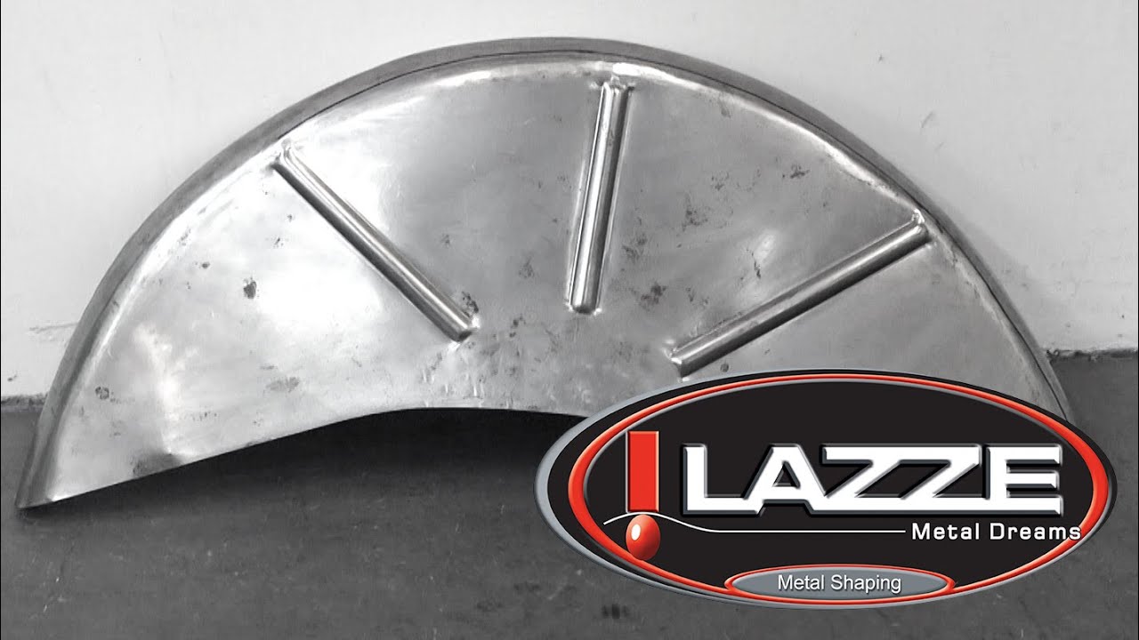 lazze metal shaping wheel tubs quick with english wheel and lazze metal works