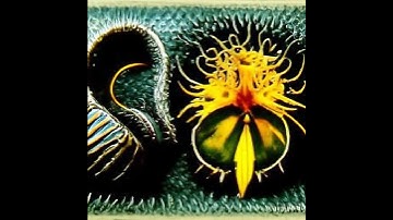 "pollination by Ernst Haeckel" - CLIP-Guided Diffusion + ESRGAN #pollinations #generative #art #mach