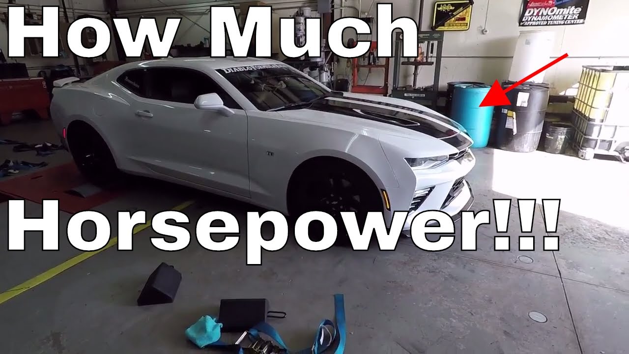 Dyno Numbers For The 2017 Camaro SS