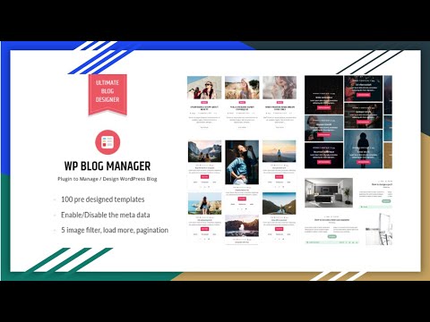 WP Blog Manager -  Best Blog Designer, Layout Manager,  Slider Plugin - Design Your Blogs