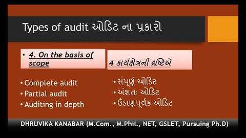 AUDITING, Sem 5, Lecture 2 10 , Prof  Dhruvika Kanabar, AKDMC