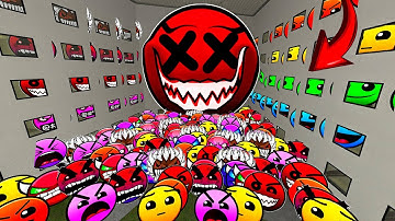 Lobotomy Nextbots  Geometry Dash Difficulty Faces  MCPE and Gmod Liminal hotel