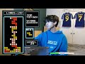 2-time Champ goes for World Record (10 million) in NES tetris