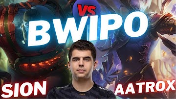 BWIPO | SION VS AATROX | TOP GAMEPLAY | Patch 15.1 / Season 15 | #LeagueofLegends