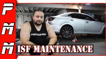 Doing much needed maintenance to my Lexus ISF!