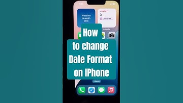 How to change Date Format on IPhone