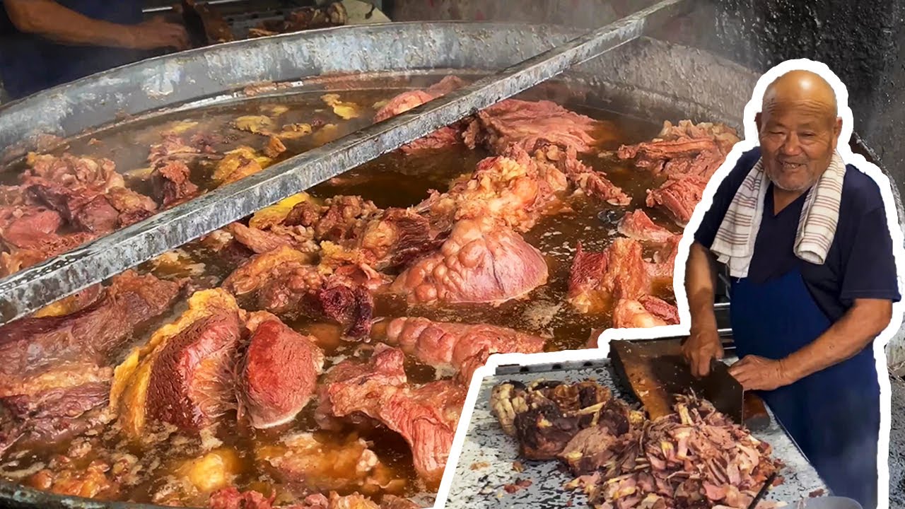 80岁老爷子煮牛肉汤43年,每天凌晨3点起床,400多斤全部卖完!【唐哥美食】