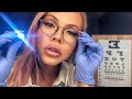 Asmr  eye doctor exam  frames fitting for your face shape roleplay