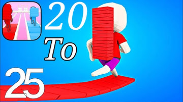 Bridge Race - All Levels Gameplay Android,ios (Levels 20-25)