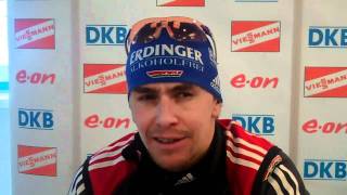 Michael Greis Interview after  Antholz Sprint