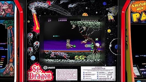 Saint Dragon, Realistic Arcade Bezel using The Mega Bezel Shader