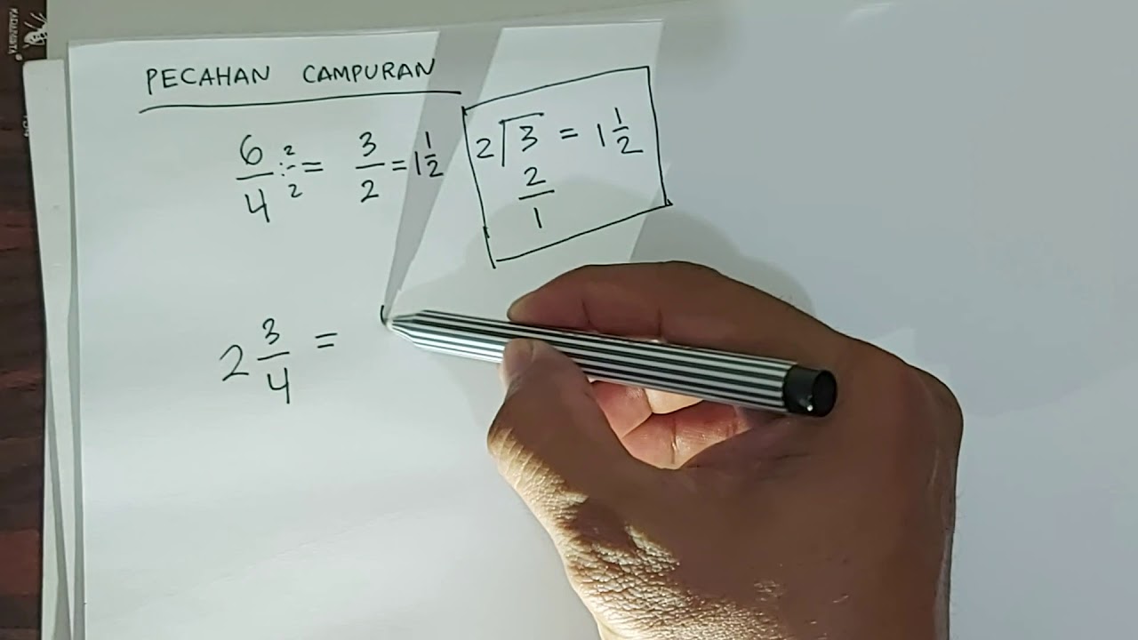 Mengenal Pecahan Campuran 