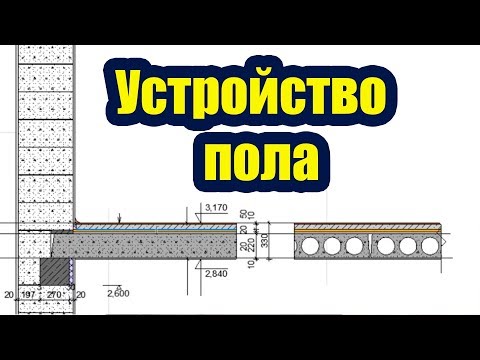 Устройство полов по бетонным плитам