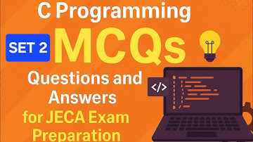 C Programming MCQs for JECA Exam 2025 | Important Questions & Answers Set 2 #wbjeca #jecaexam #wbjee