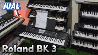 Jual | Keyboard Roland BK 3 | Bisa flashdisk/ wav mp3