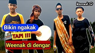 Parodi video diluk ngkas poso || musik romadon || komedi q || video lucu