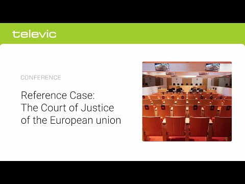 Televic Conference Court of Justice Luxembourg