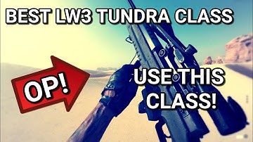 Call Of Duty Cold War | *BEST* LW3 TUNDRA QUICKSCOPING CLASS (FASTEST ADS)
