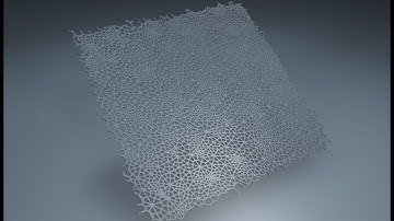 Way to Create Voronoi Mesh with Plain in Cinema 4D Tutorials
