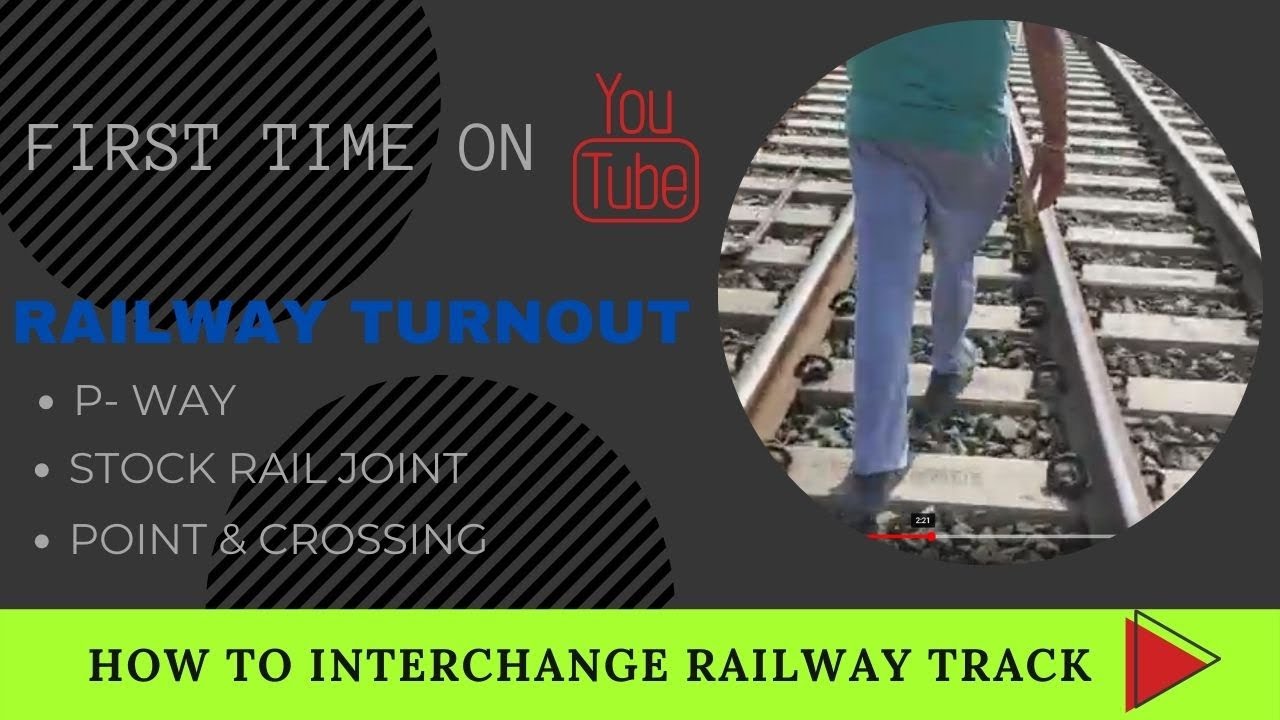 India Railway Point and Crossing details #crossover #turnout - YouTube