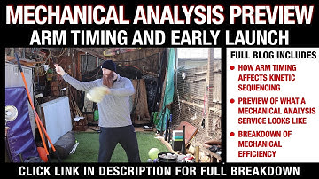 Arm Timing + Early Launch - Pitching Mechanics Breakdown | ROBBY ROWLAND