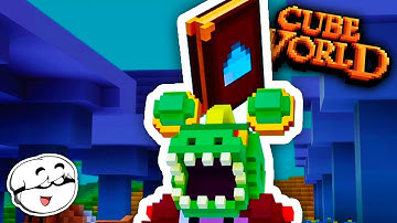 Cube World Mage Gameplay #3 - I FOUND A BOOK! 📖👀 | Cube World Random Quests | Epic Crafting Book